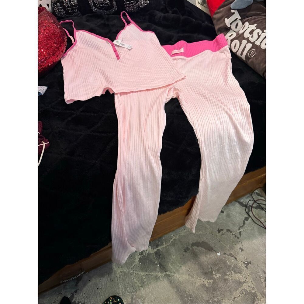 Victorias secret vs pink heavenly  pajama set pj’s  Sleep cami & pants XL NWT - Picture 4 of 7